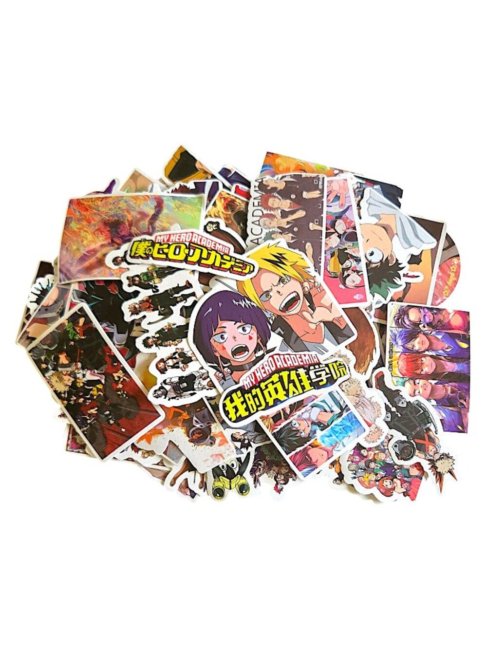 My Hero Academia Stickers 50ct Anime Characters Trendy Collector Craft Aesthetic